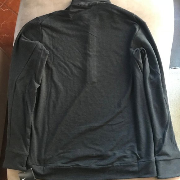 Nike Half Zip Sweater Sz Small🔥New Grey Dri-Fit Pullover Sweatshirt 885412-010 - Picture 4 of 4